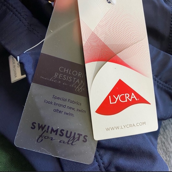 Swimsuits For All Plus Size Tankini 2 Piece - Picture 7 of 7